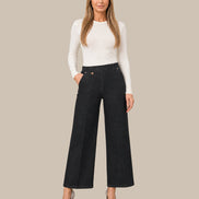 Ragno Abbigliamento Pantaloni cropped wide con tasche 