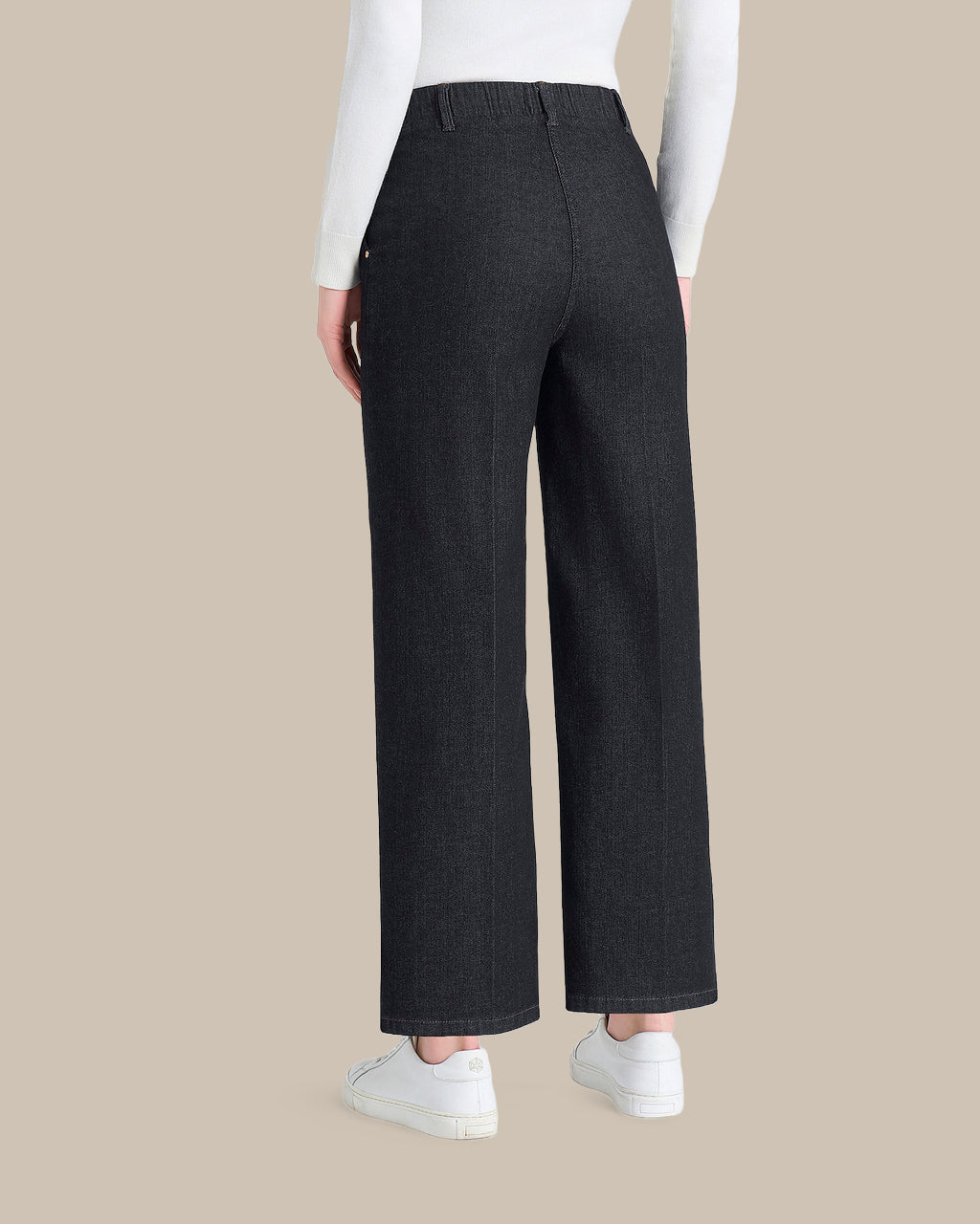 Ragno Abbigliamento Pantaloni cropped wide con tasche 