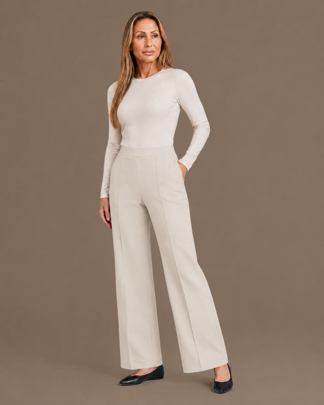 Ragno Abbigliamento Pantalone wide con tasche 