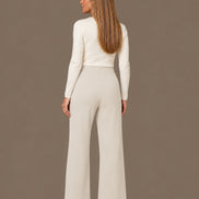 Ragno Abbigliamento Pantalone wide con tasche 