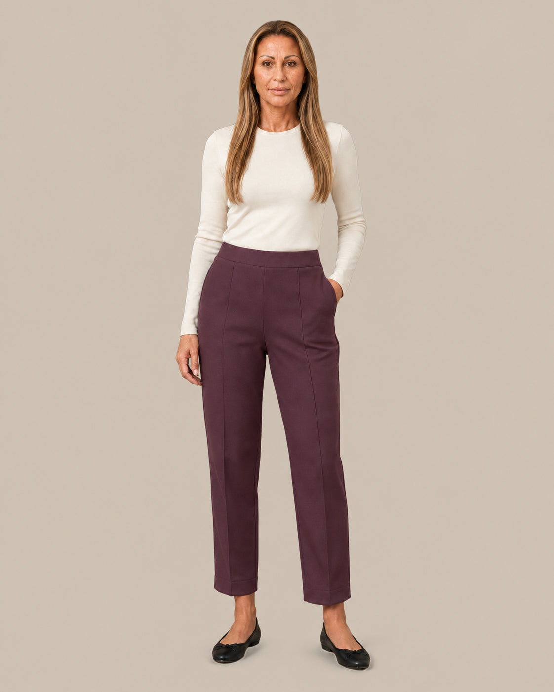 Ragno Abbigliamento Pantalone straight con tasche 