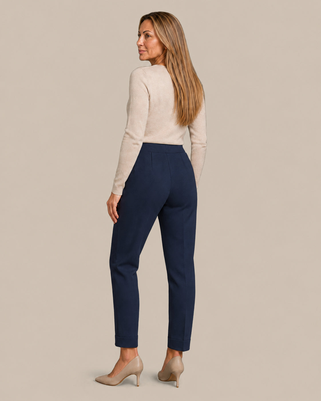 Ragno Abbigliamento Pantalone cigarette con tasche 
