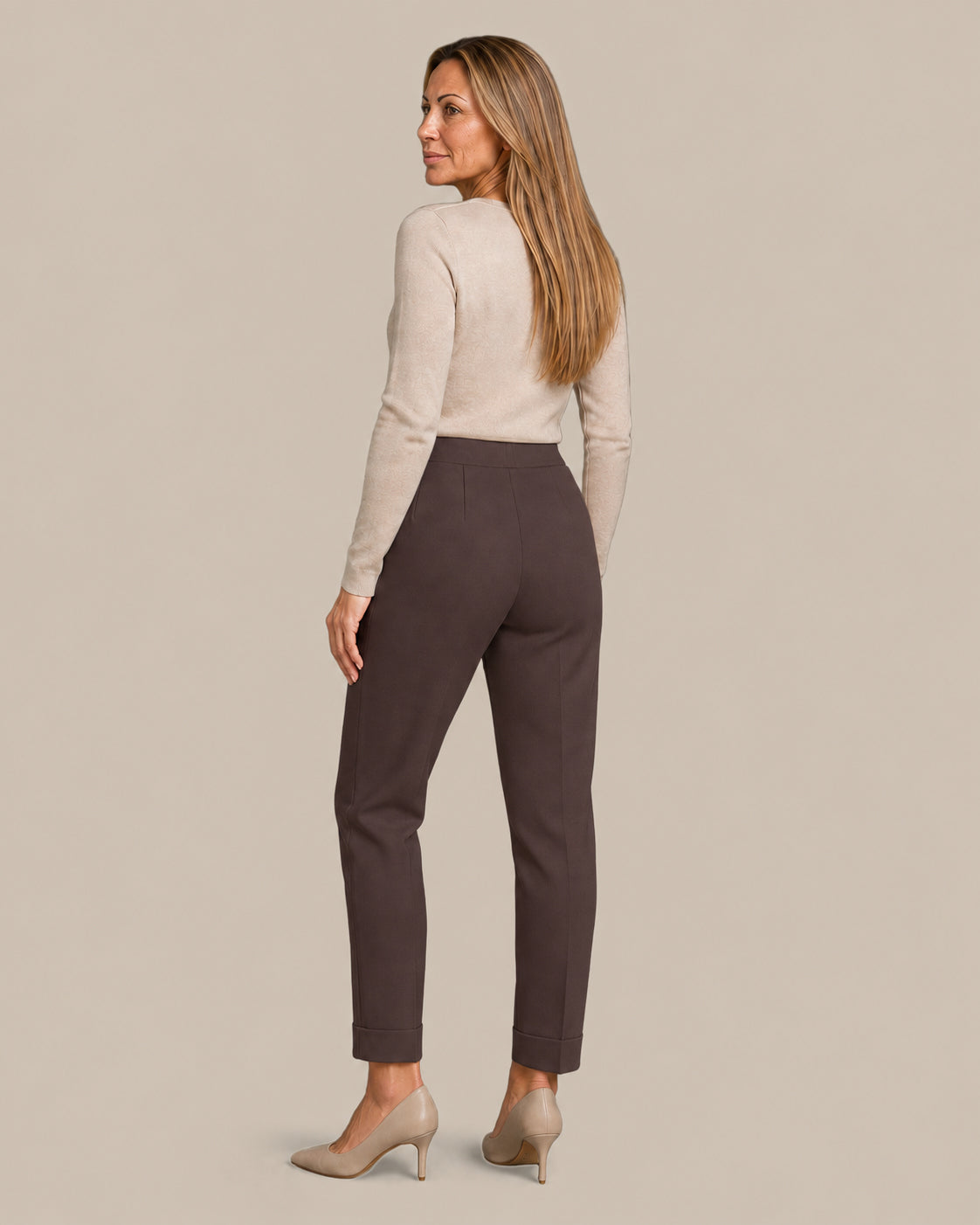 Ragno Abbigliamento Pantalone cigarette con tasche 