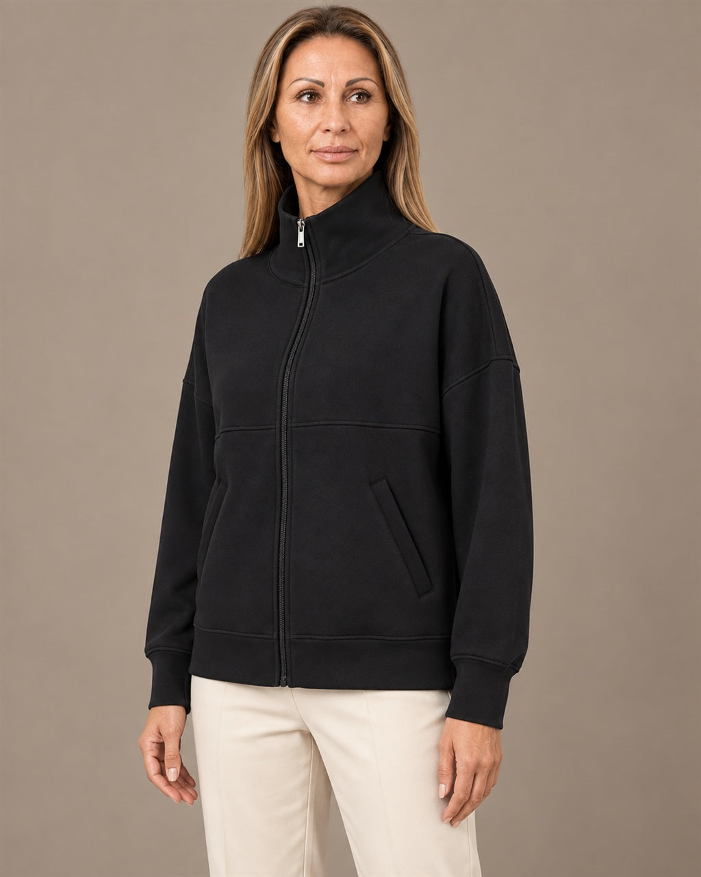 Ragno Abbigliamento Giacca con zip e collo alto 