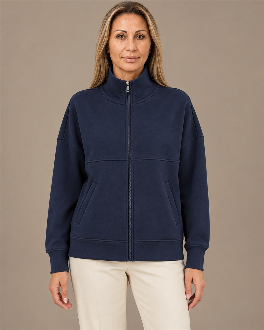 Ragno Abbigliamento Giacca con zip e collo alto 