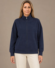 Giacchina con zip in Scuba Ragno Bleu