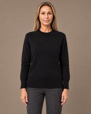 Maglia girocollo in NaturalSoft Ragno Nero