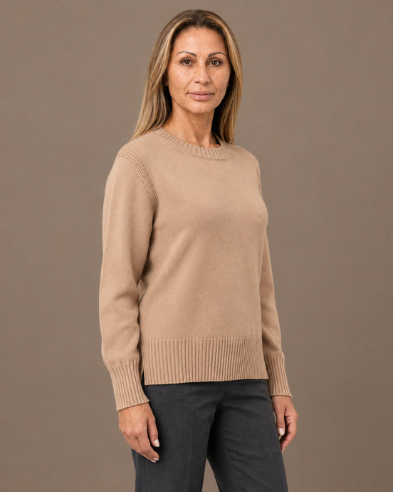 Ragno Abbigliamento Maglia girocollo in NaturalSoft 