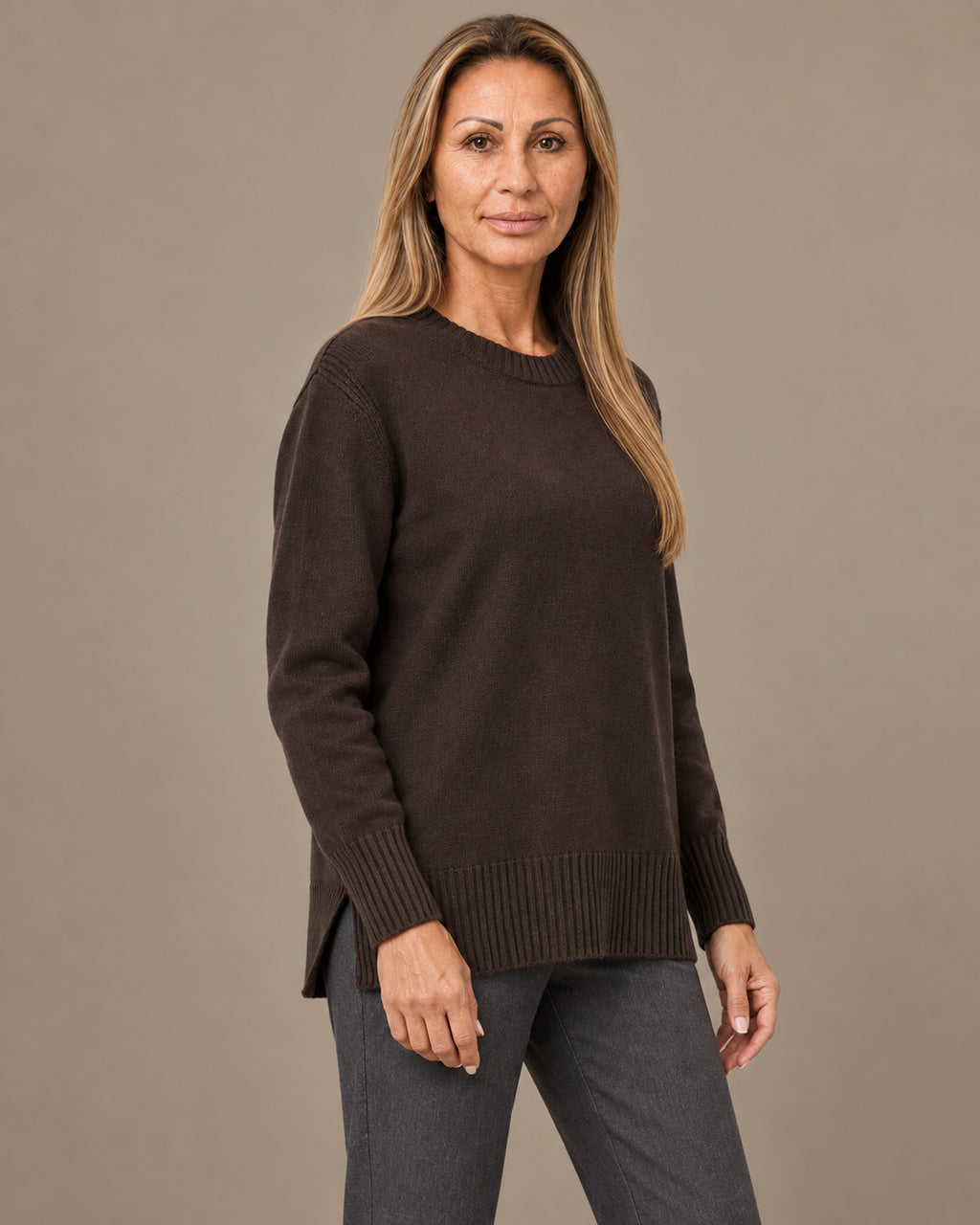 Ragno Abbigliamento Maglia girocollo in NaturalSoft 