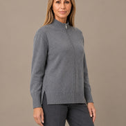 Ragno Abbigliamento Cardigan con zip e collo alto 