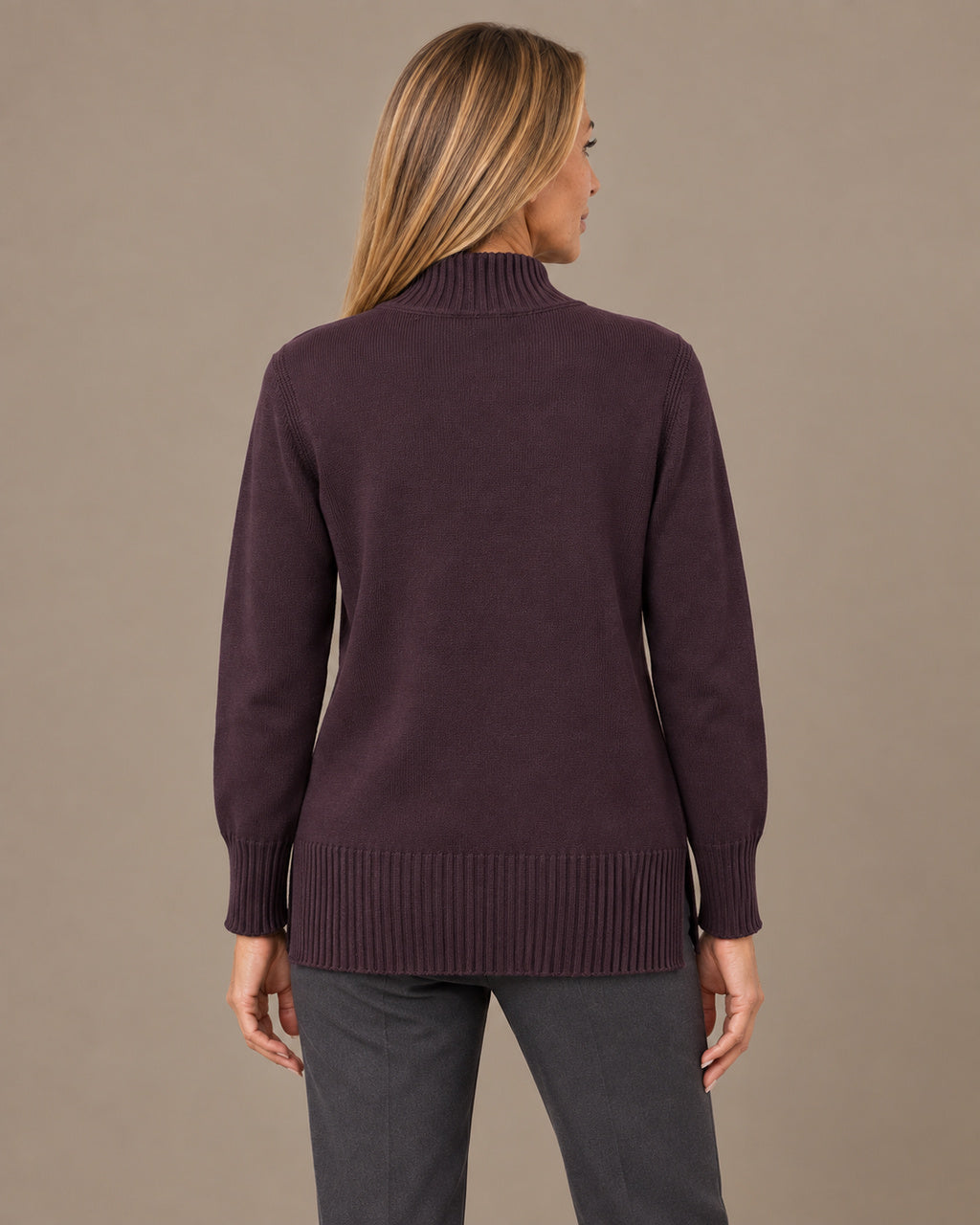 Ragno Abbigliamento Cardigan con zip e collo alto 