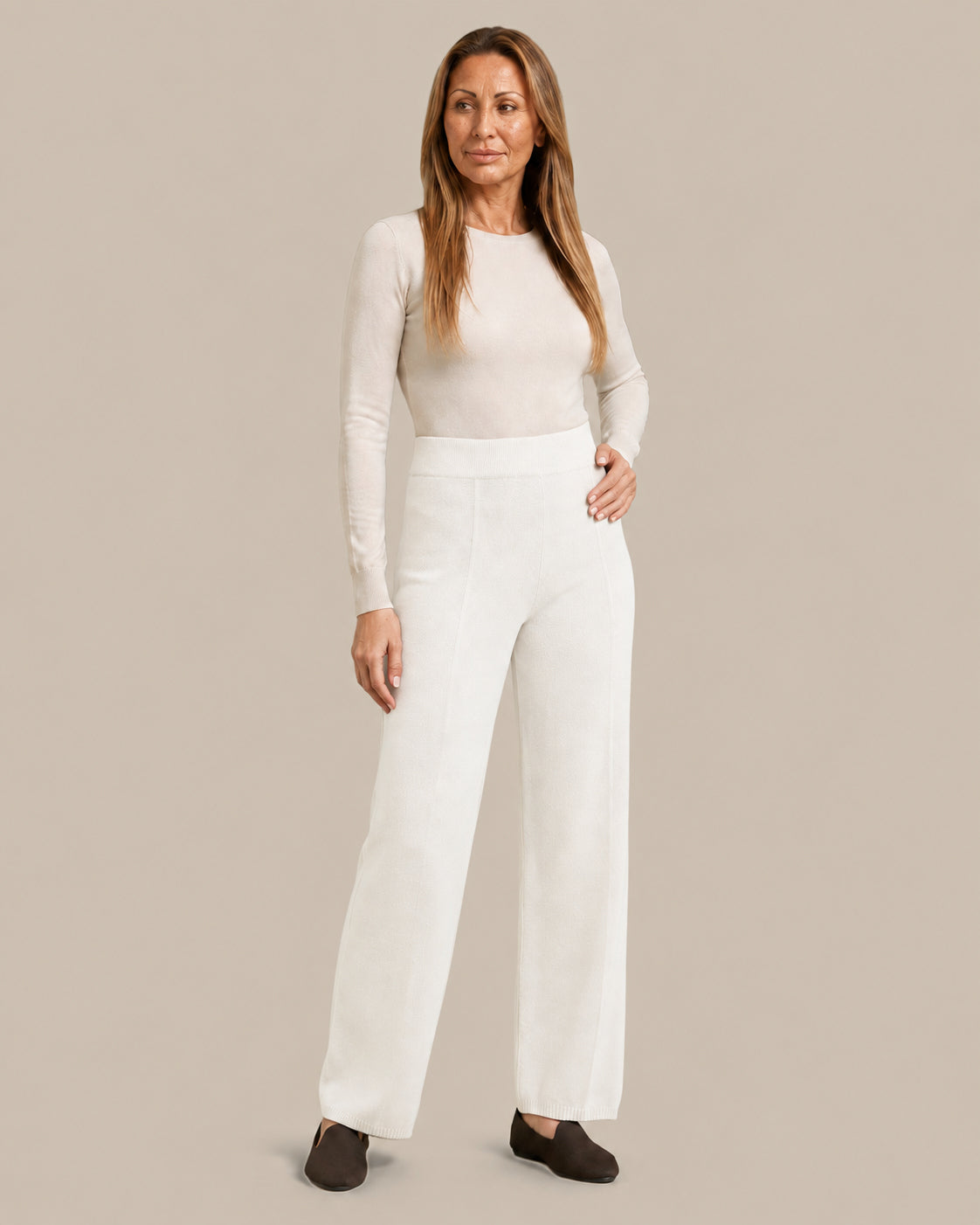 Ragno Abbigliamento Pantalone ampio in maglia 