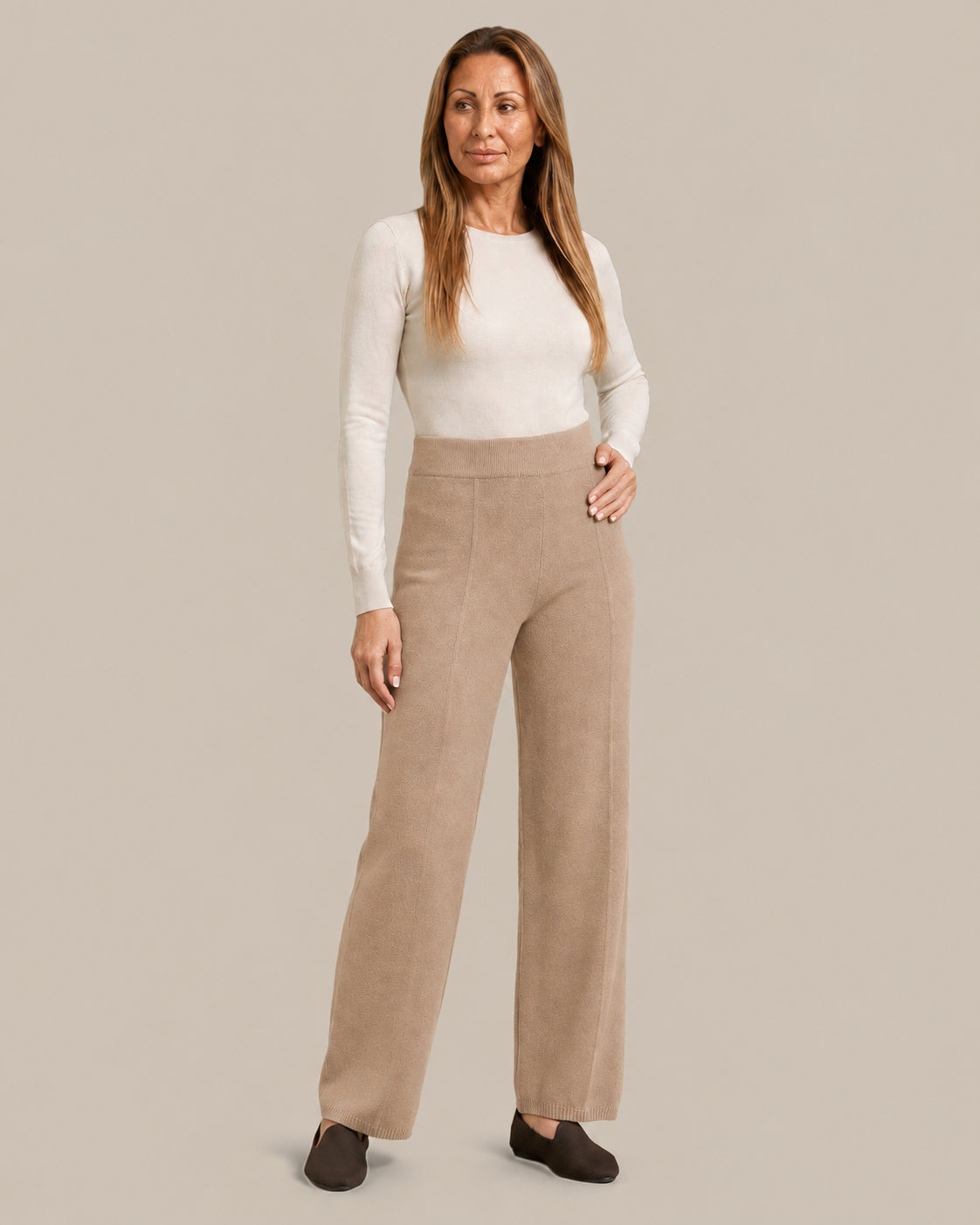 Ragno Abbigliamento Pantalone ampio in maglia 