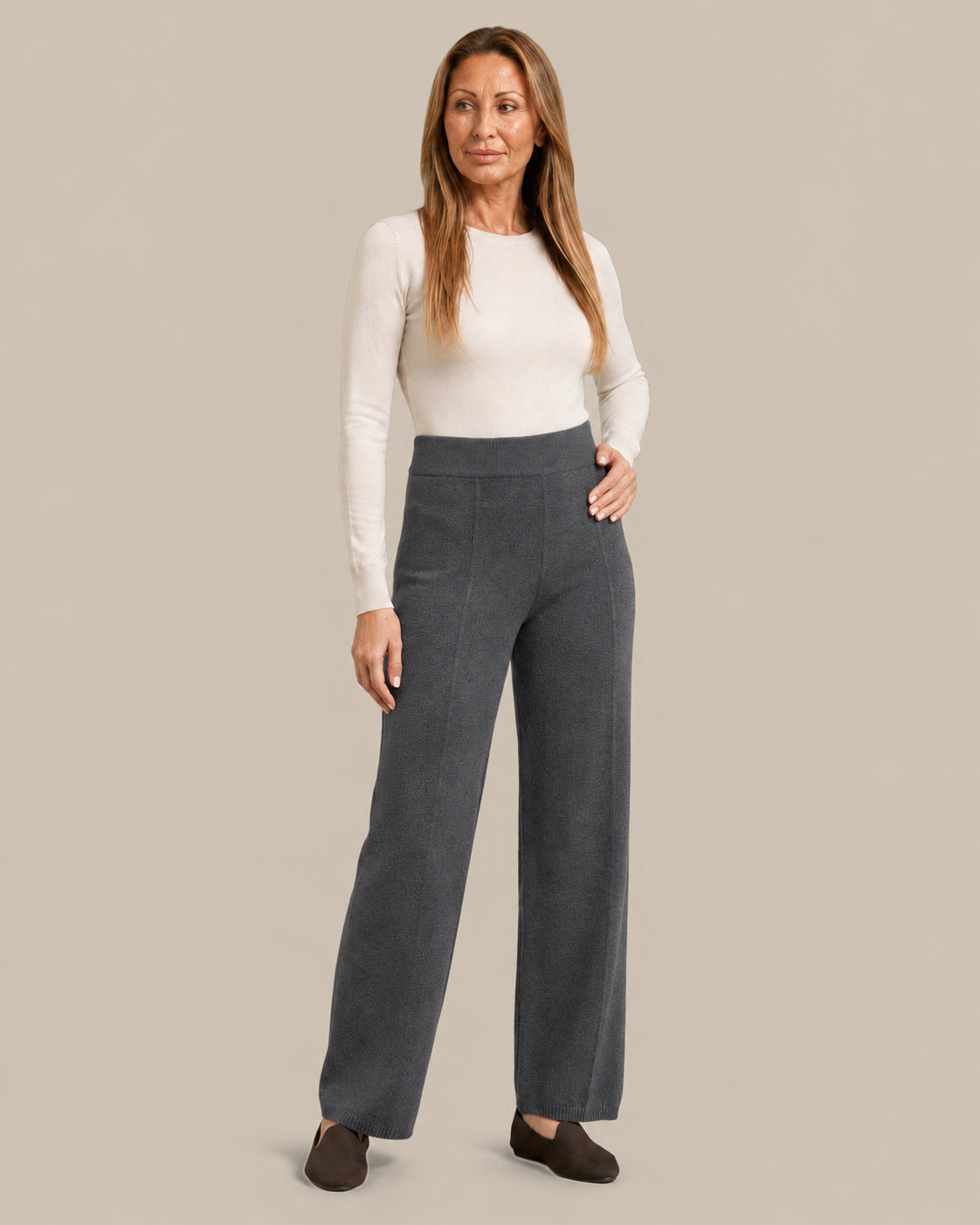 Ragno Abbigliamento Pantalone ampio in maglia 