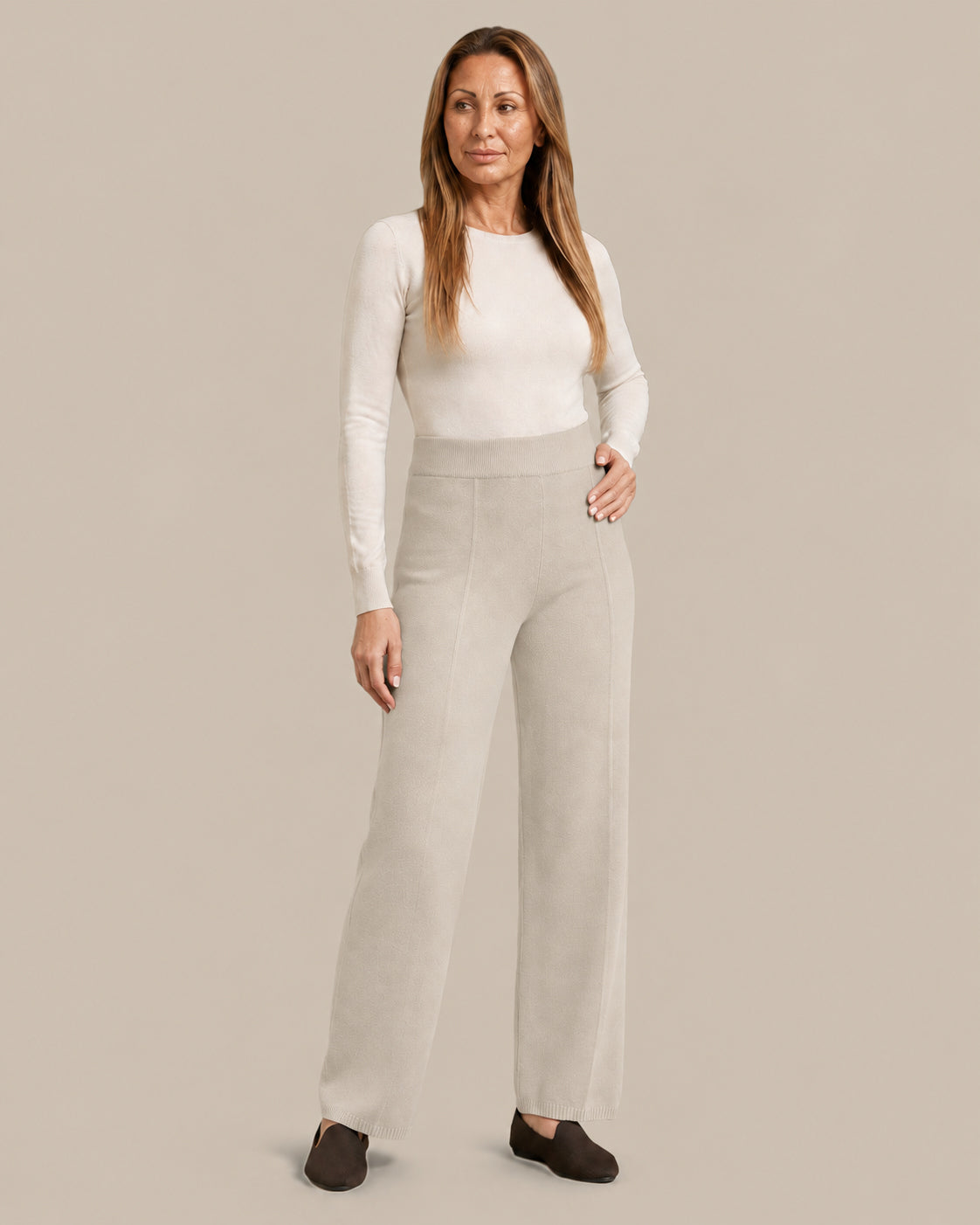 Ragno Abbigliamento Pantalone ampio in maglia 
