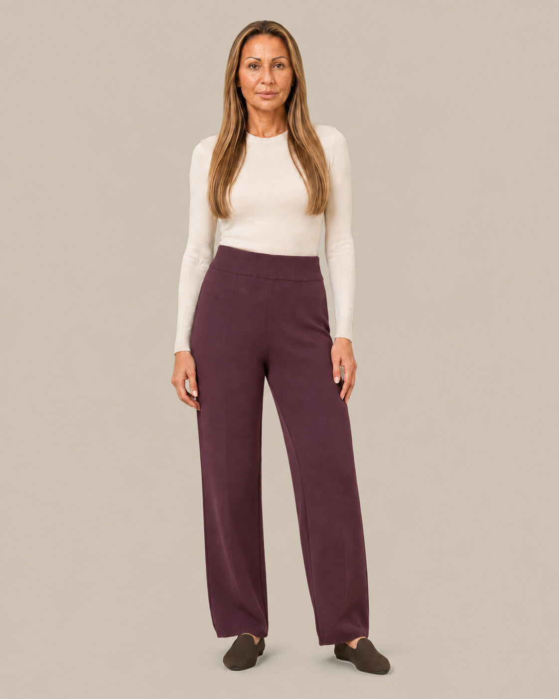 Ragno Abbigliamento Pantalone ampio in maglia 