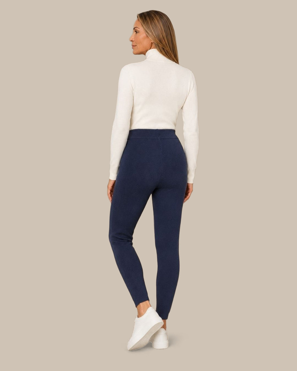 Ragno Abbigliamento Leggings in maglia a vita alta 