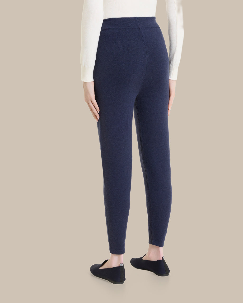 Ragno Abbigliamento Leggings in maglia a vita alta 