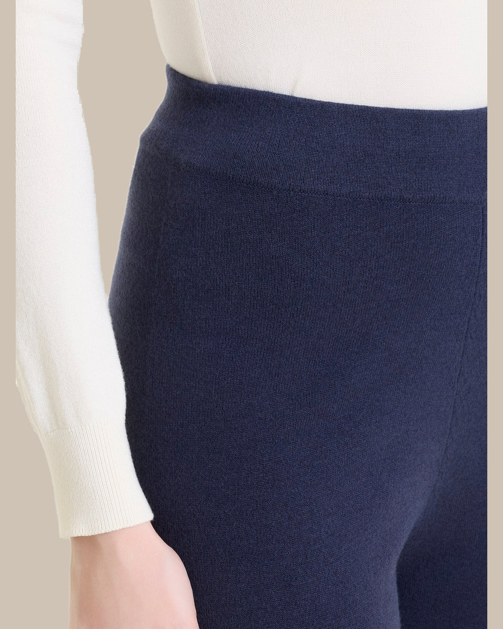 Ragno Abbigliamento Leggings in maglia a vita alta 