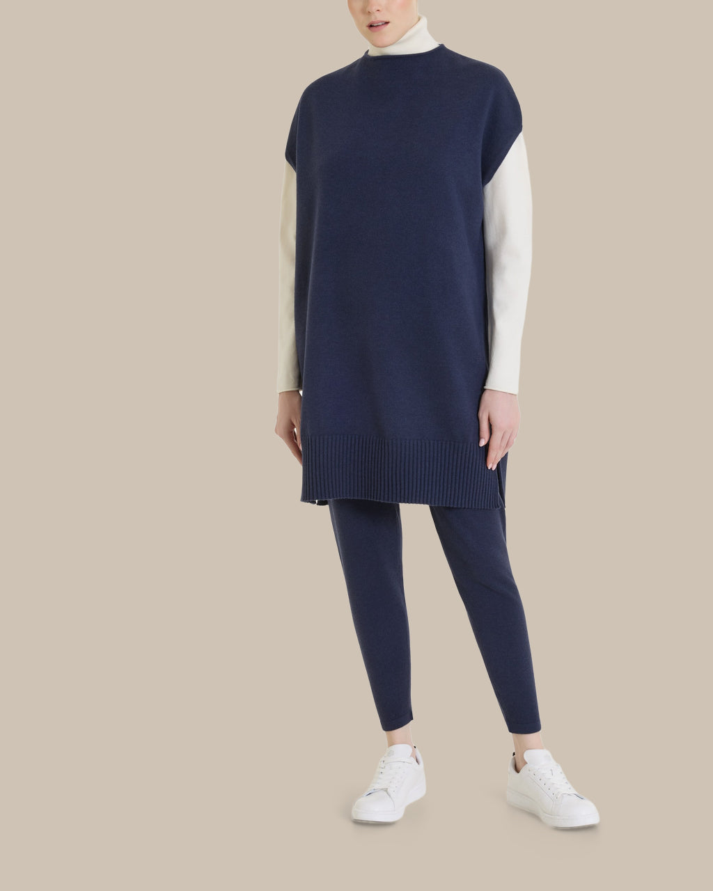 Ragno Abbigliamento Leggings in maglia a vita alta 