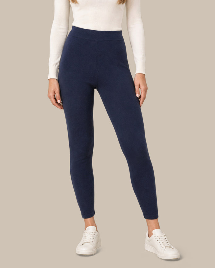 Ragno Abbigliamento Leggings in maglia a vita alta 