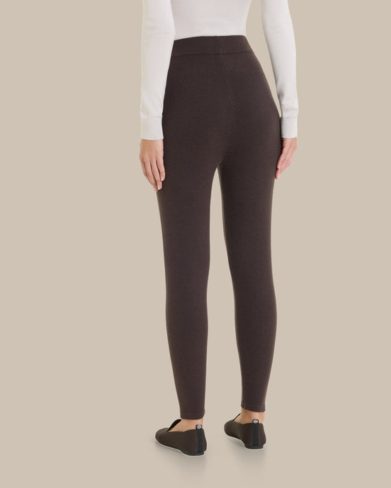 Ragno Abbigliamento Leggings in maglia a vita alta 
