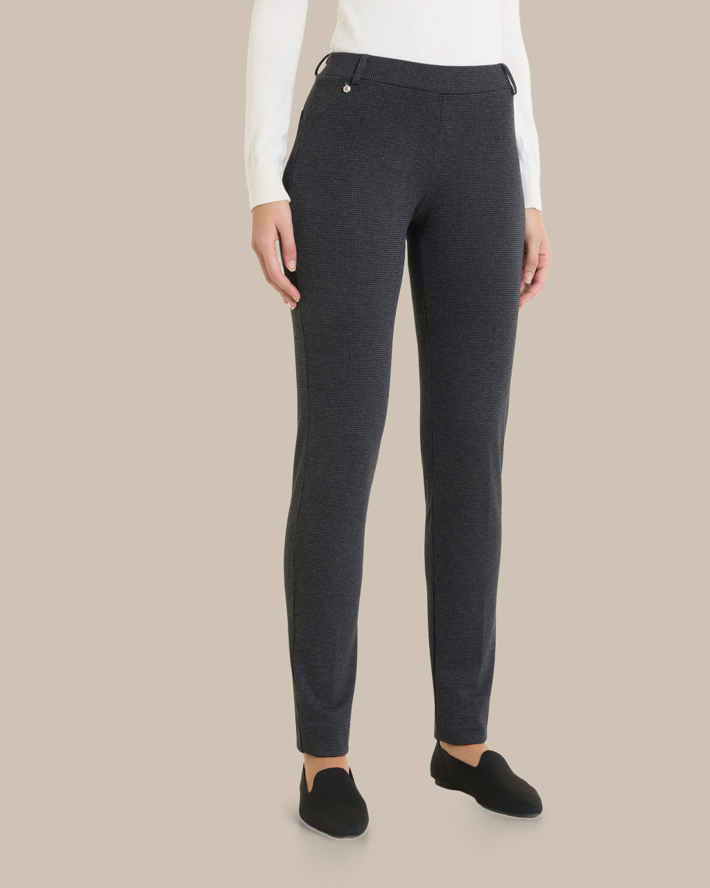 Ragno Abbigliamento Pantaloni cigarette pied-de-poule 