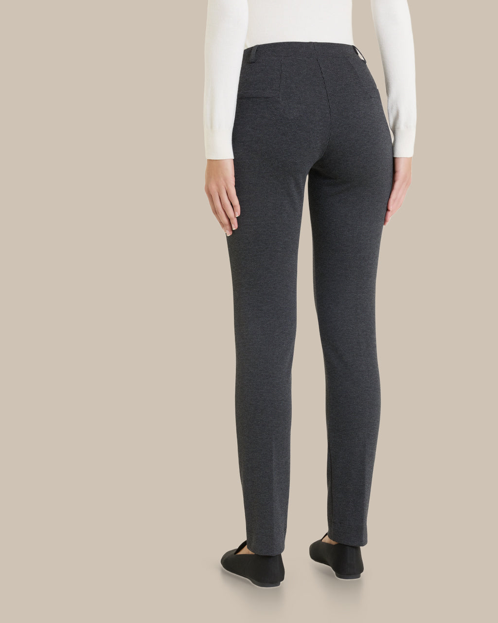 Ragno Abbigliamento Pantaloni cigarette pied-de-poule 