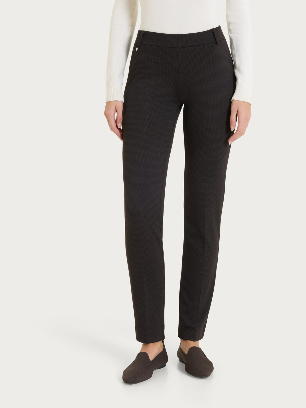Ragno Abbigliamento Pantaloni cigarette pied-de-poule 