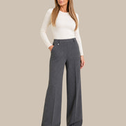 Ragno Abbigliamento Pantaloni palazzo gessati 