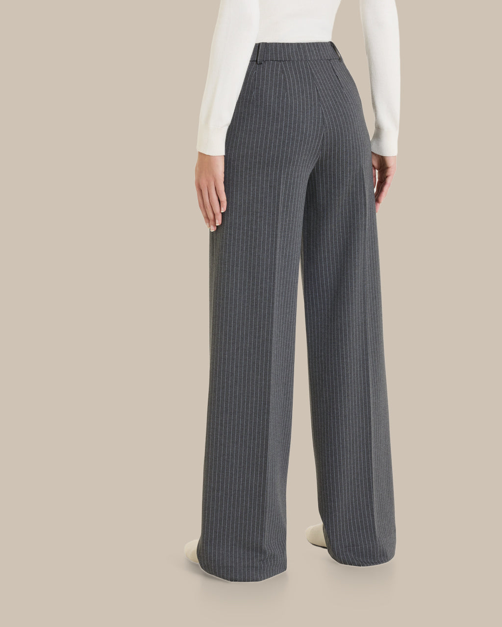 Ragno Abbigliamento Pantaloni palazzo gessati 