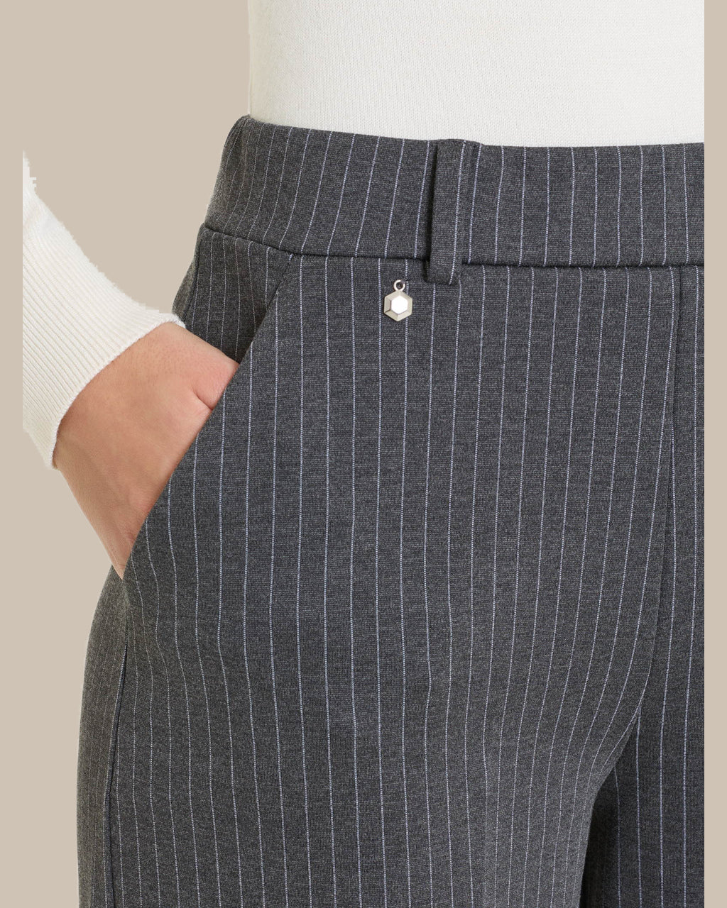 Ragno Abbigliamento Pantaloni palazzo gessati 