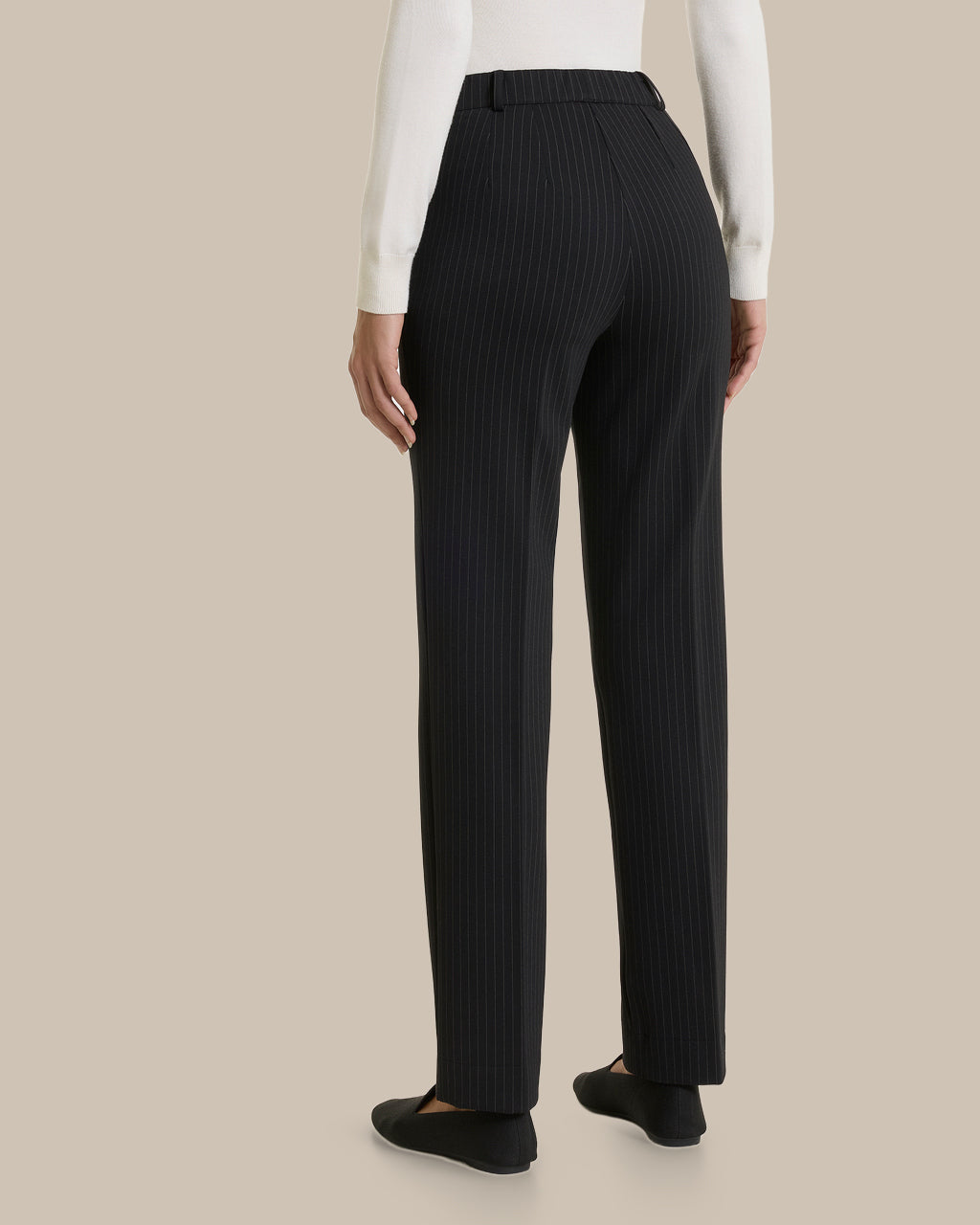 Ragno Abbigliamento Pantaloni straight gessati con tasche 