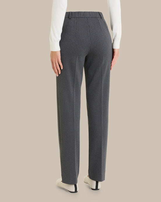 Ragno Abbigliamento Pantaloni straight gessati con tasche 