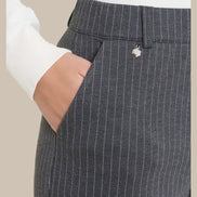 Ragno Abbigliamento Pantaloni straight gessati con tasche 