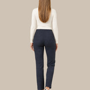 Ragno Abbigliamento Pantaloni straight effetto microfantasia 