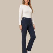 Ragno Abbigliamento Pantaloni straight effetto microfantasia 