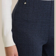 Ragno Abbigliamento Pantaloni straight effetto microfantasia 