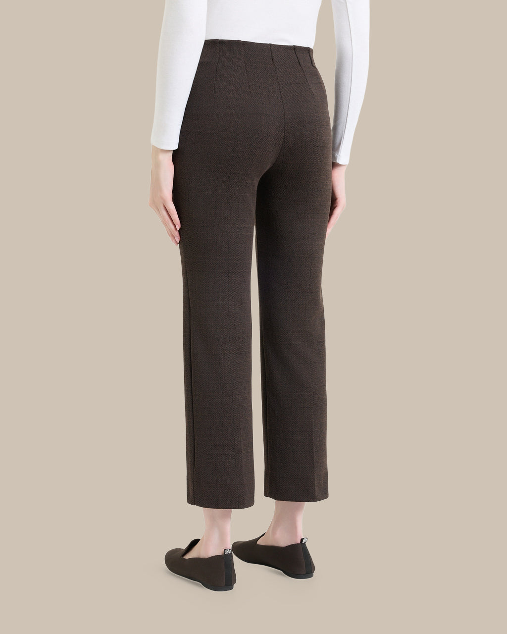 Ragno Abbigliamento Pantaloni straight effetto microfantasia 