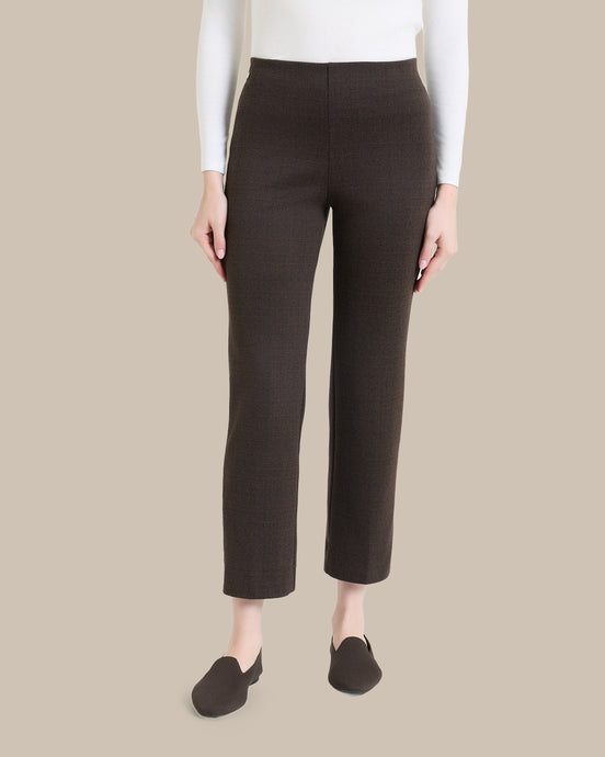 Ragno Abbigliamento Pantaloni straight effetto microfantasia 