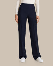 Pantaloni wide in jersey compatto Ragno Persia