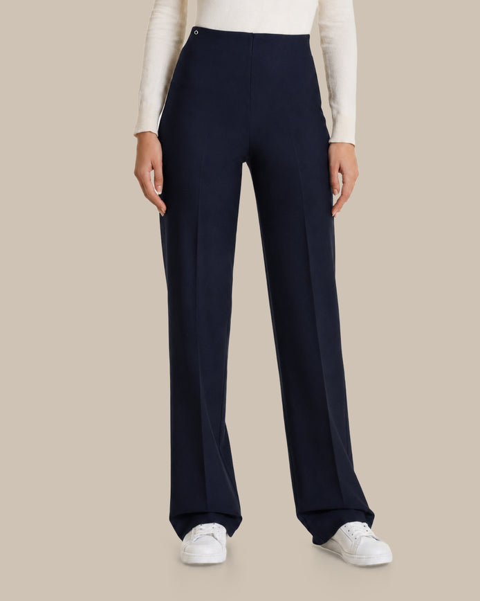 Ragno Abbigliamento Pantaloni wide in jersey compatto 