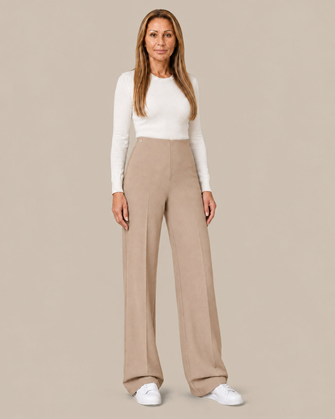 Ragno Abbigliamento Pantaloni wide in jersey compatto 