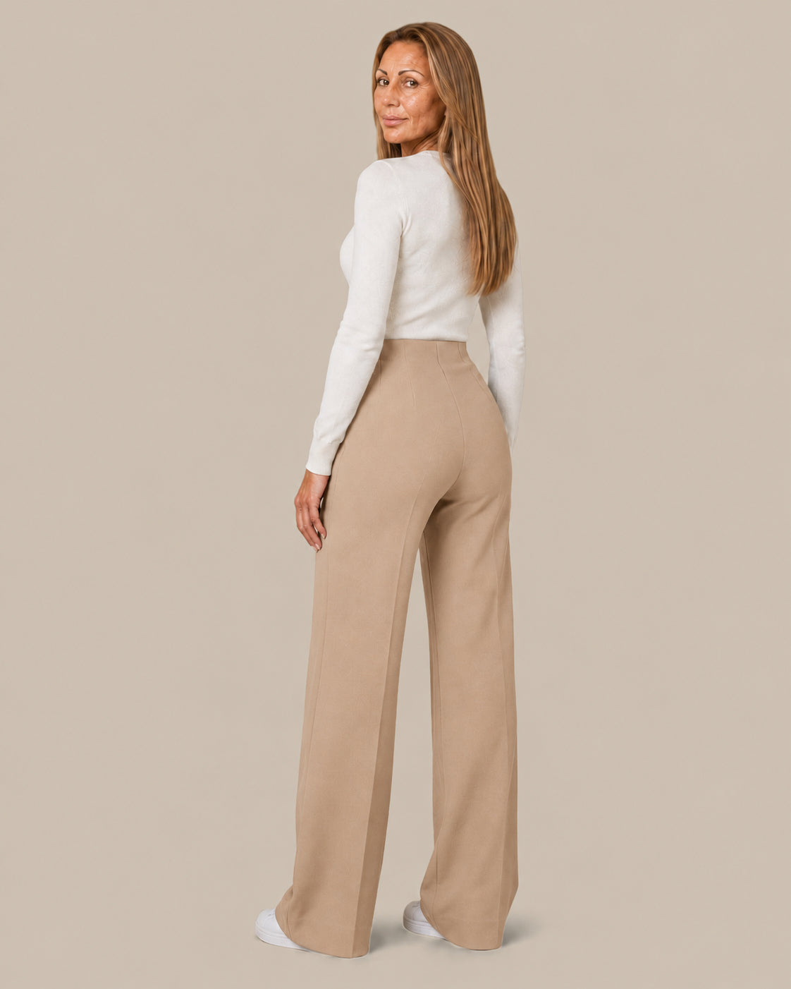 Ragno Abbigliamento Pantaloni wide in jersey compatto 