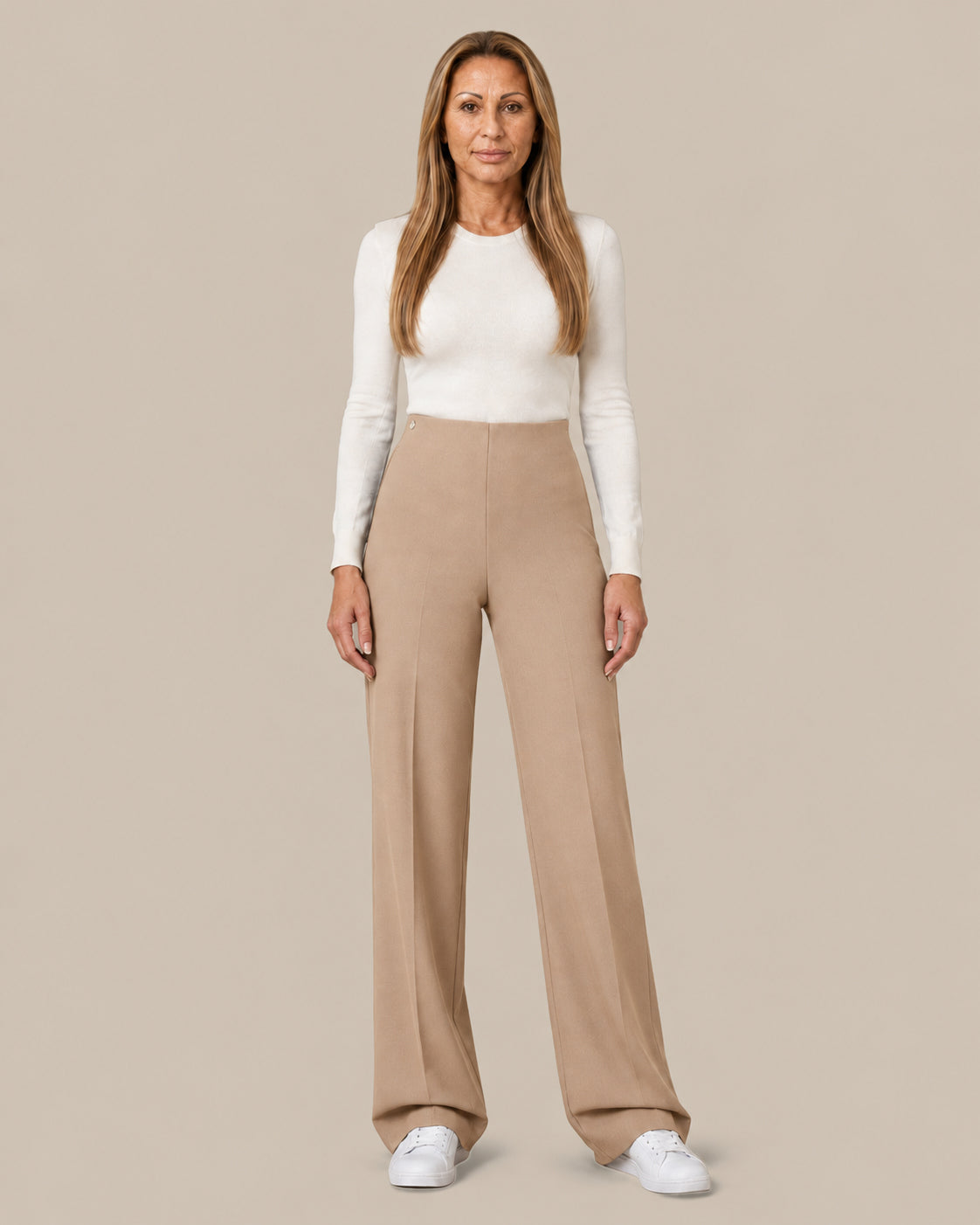 Ragno Abbigliamento Pantaloni wide in jersey compatto 