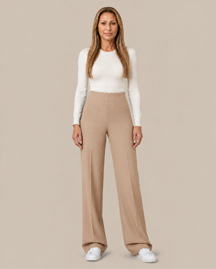 Ragno Abbigliamento Pantaloni wide in jersey compatto 