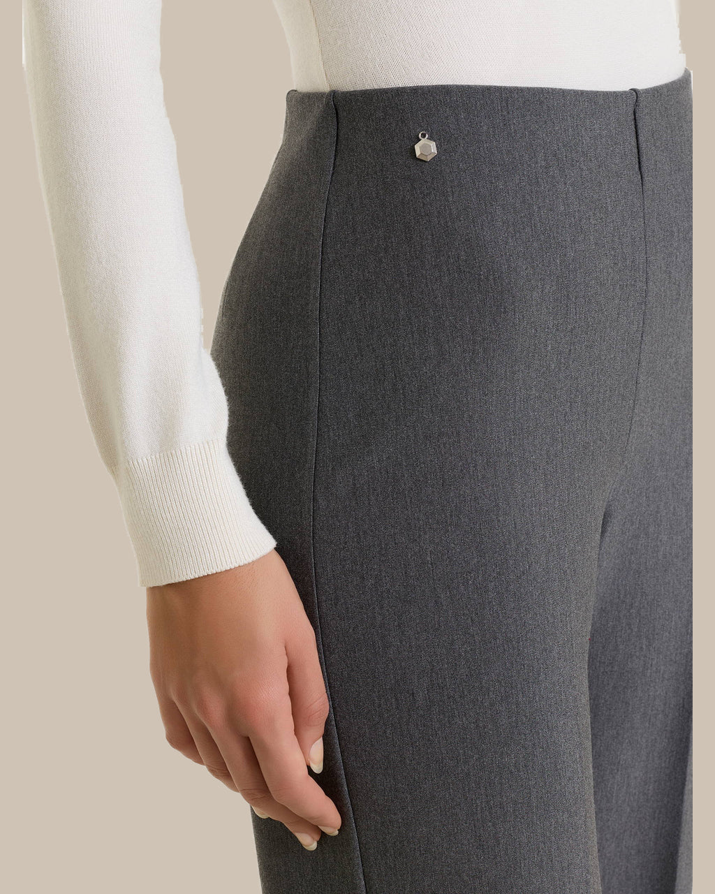 Ragno Abbigliamento Pantaloni wide in jersey compatto 