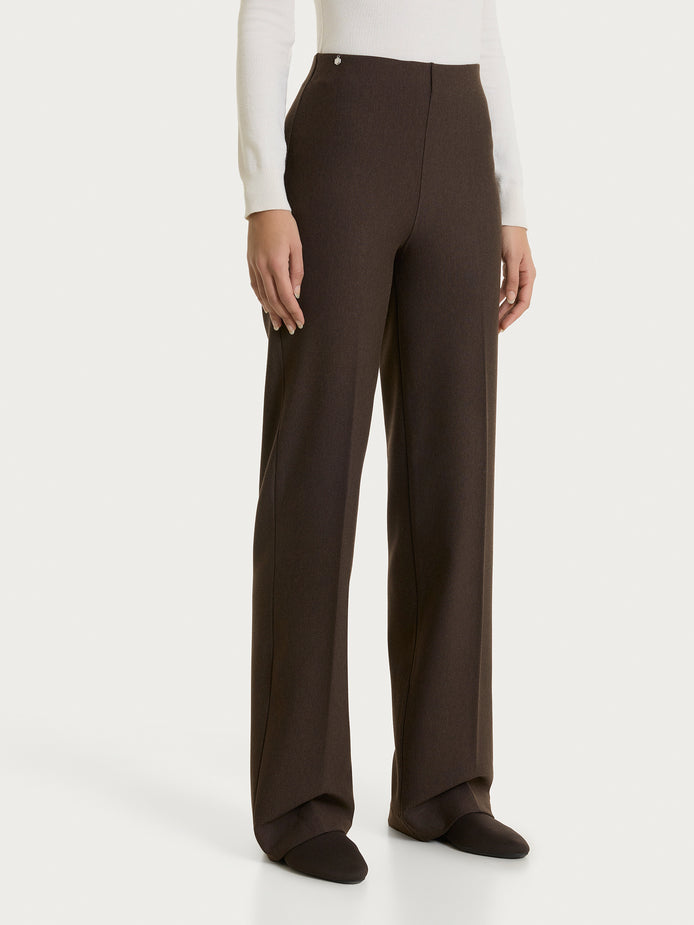 Ragno Abbigliamento Pantaloni wide in jersey compatto 