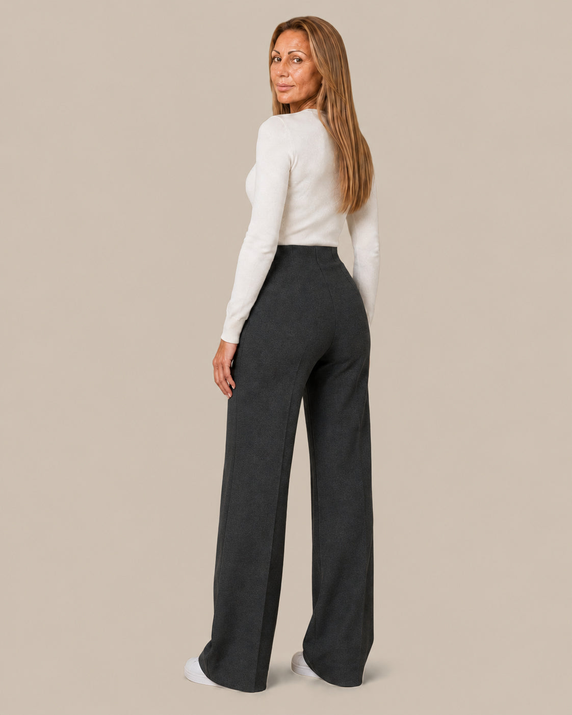 Ragno Abbigliamento Pantaloni wide in jersey compatto 