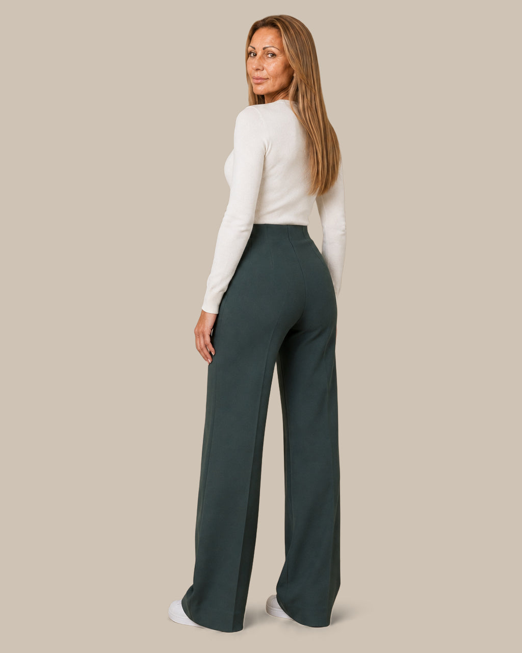 Ragno Abbigliamento Pantaloni wide in jersey compatto 